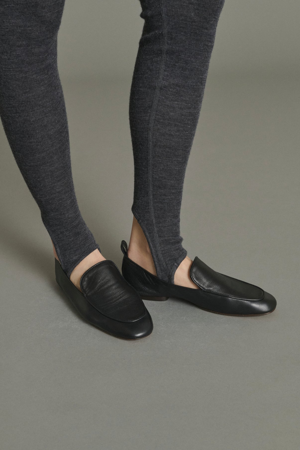 Jen Legging - Anthracite Grey - Wool - Women vue 5