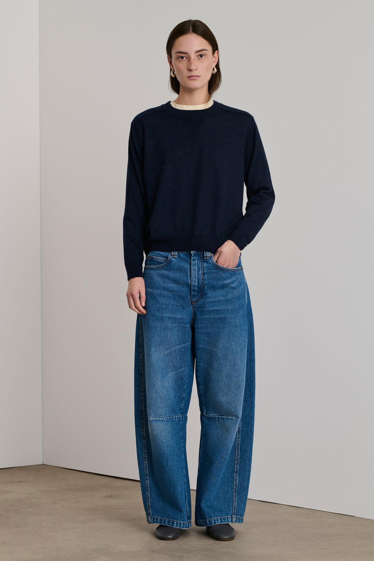Pull Pio - Navy - Femme vue 1