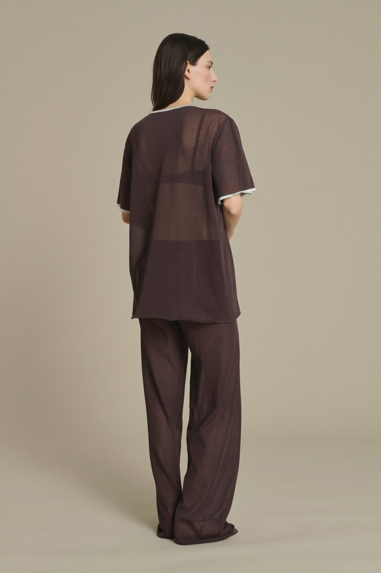 Nico chocolate knit trousers Soeur & TL180 - Soeur