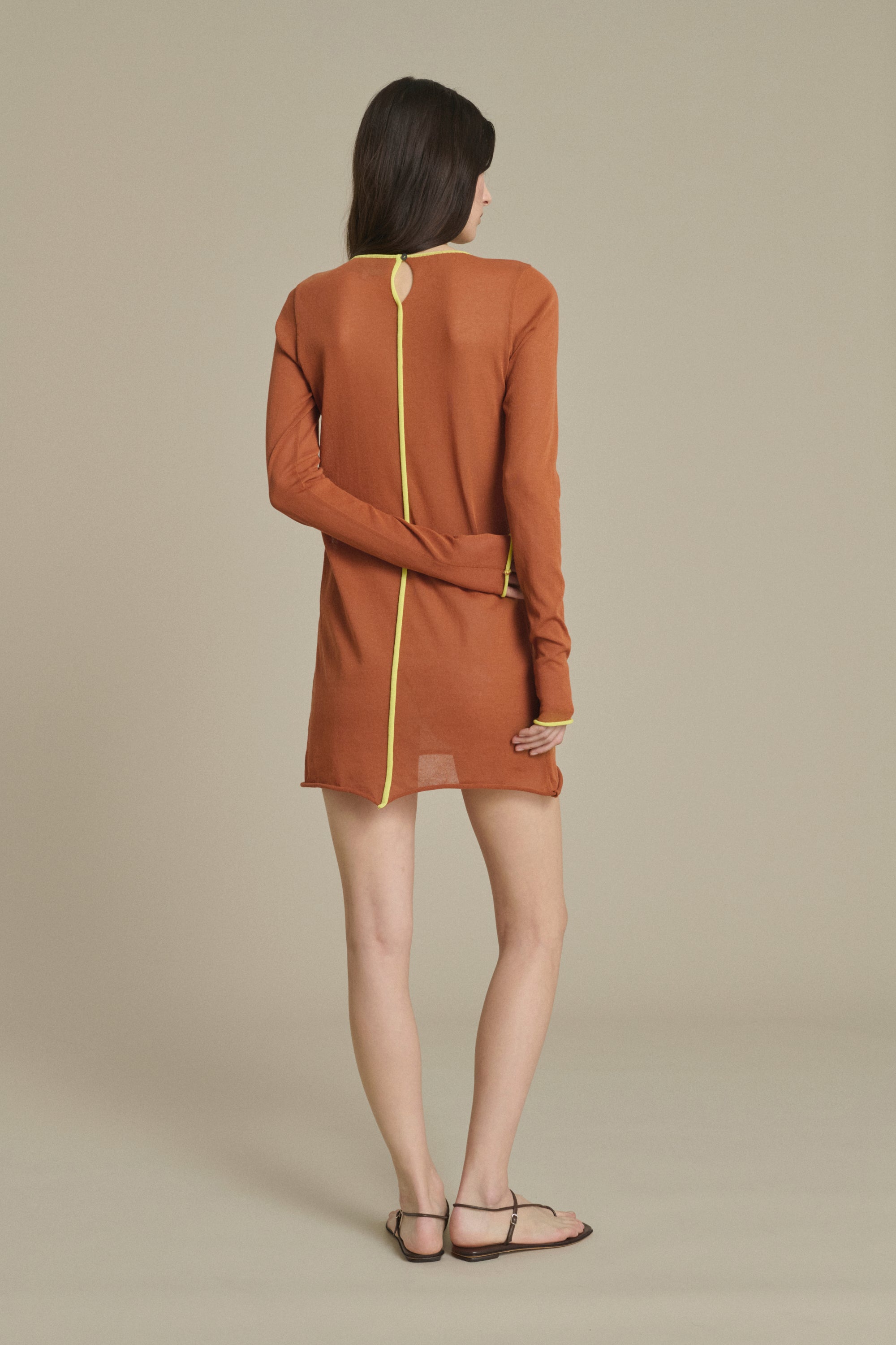 Irene Mini caramel knit dress Soeur & TL180 - Soeur