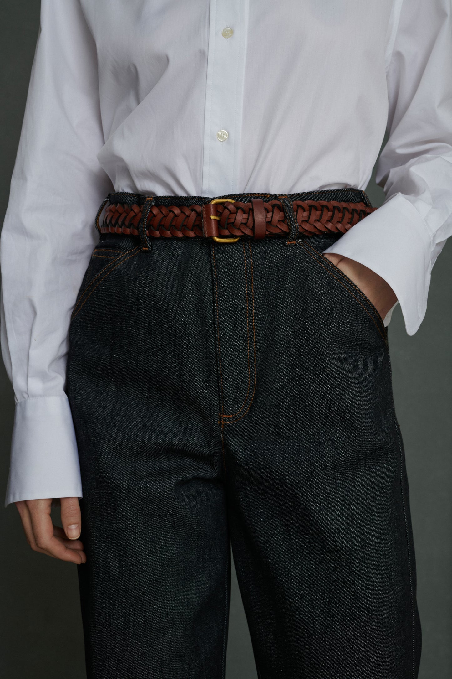 Ceinture Agora - Cognac - Cuir - Femme