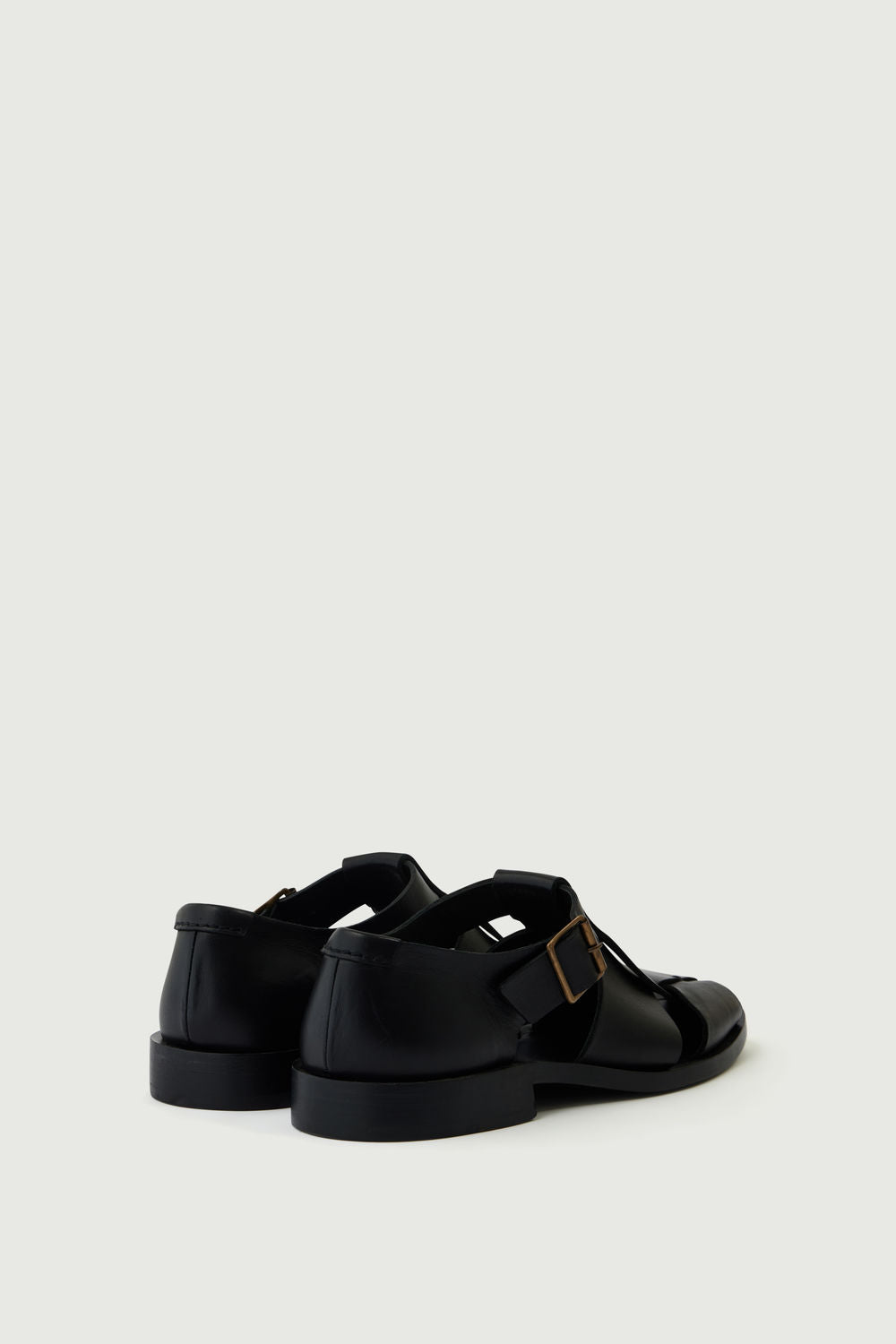 Sandals Velika - Black - Leather - Women vue 4