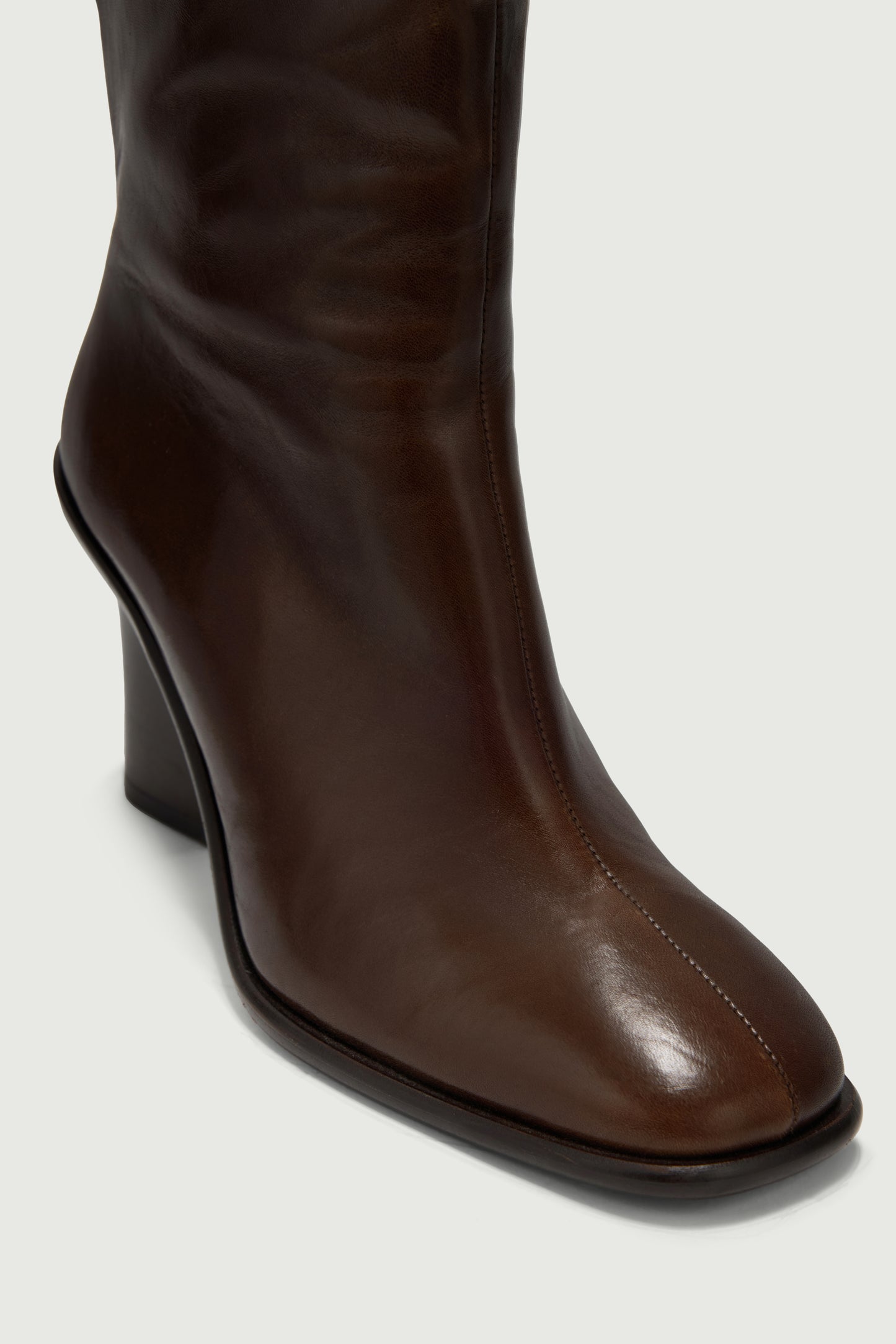 Bottes Livia - Marron Foncé - Cuir - Femme
