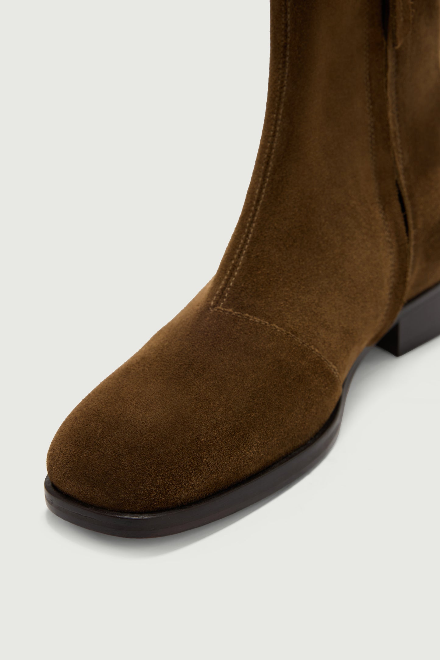 Bottines West - Marron/Vert - Cuir - Femme