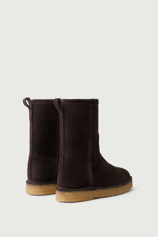 Bottes Texas - Marron Foncé - Cuir - Femme