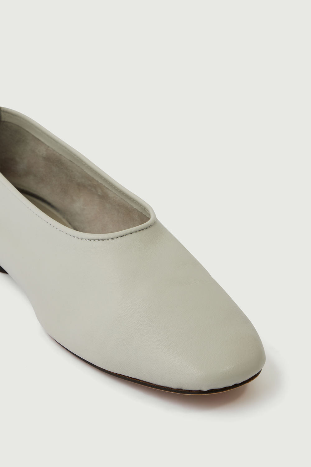 Ballerines Bala - Gris Clair - Cuir - Femme vue 5