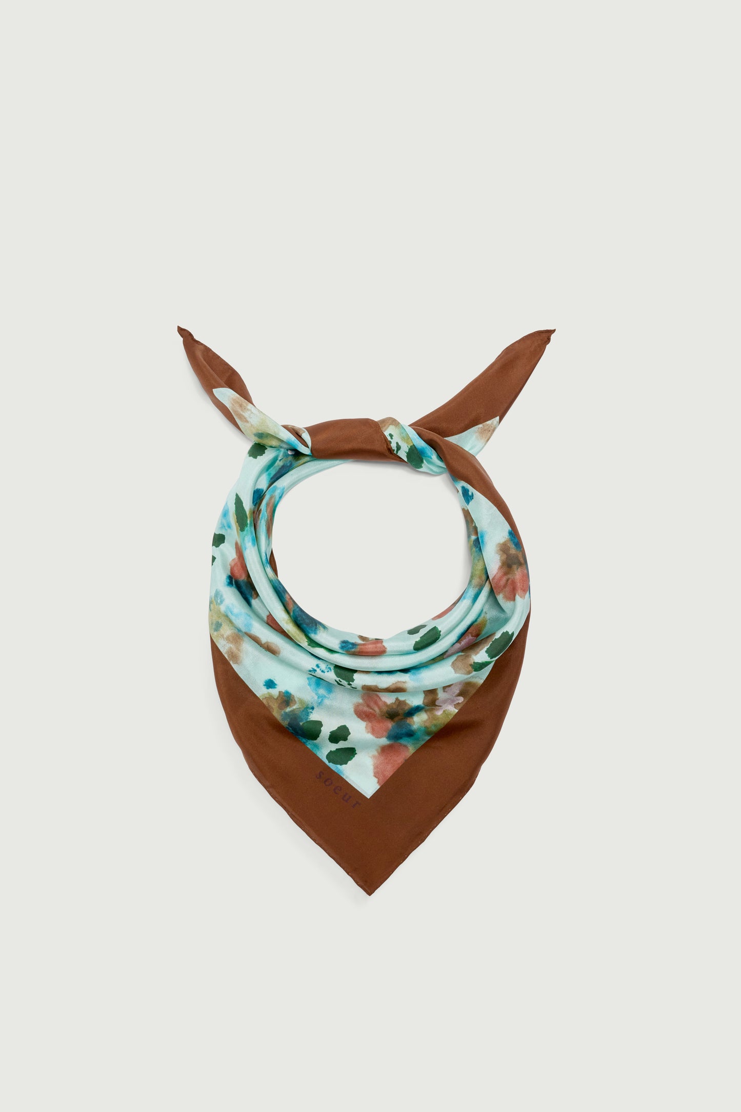 Capucine scarf - Turquoise - Silk - Women
