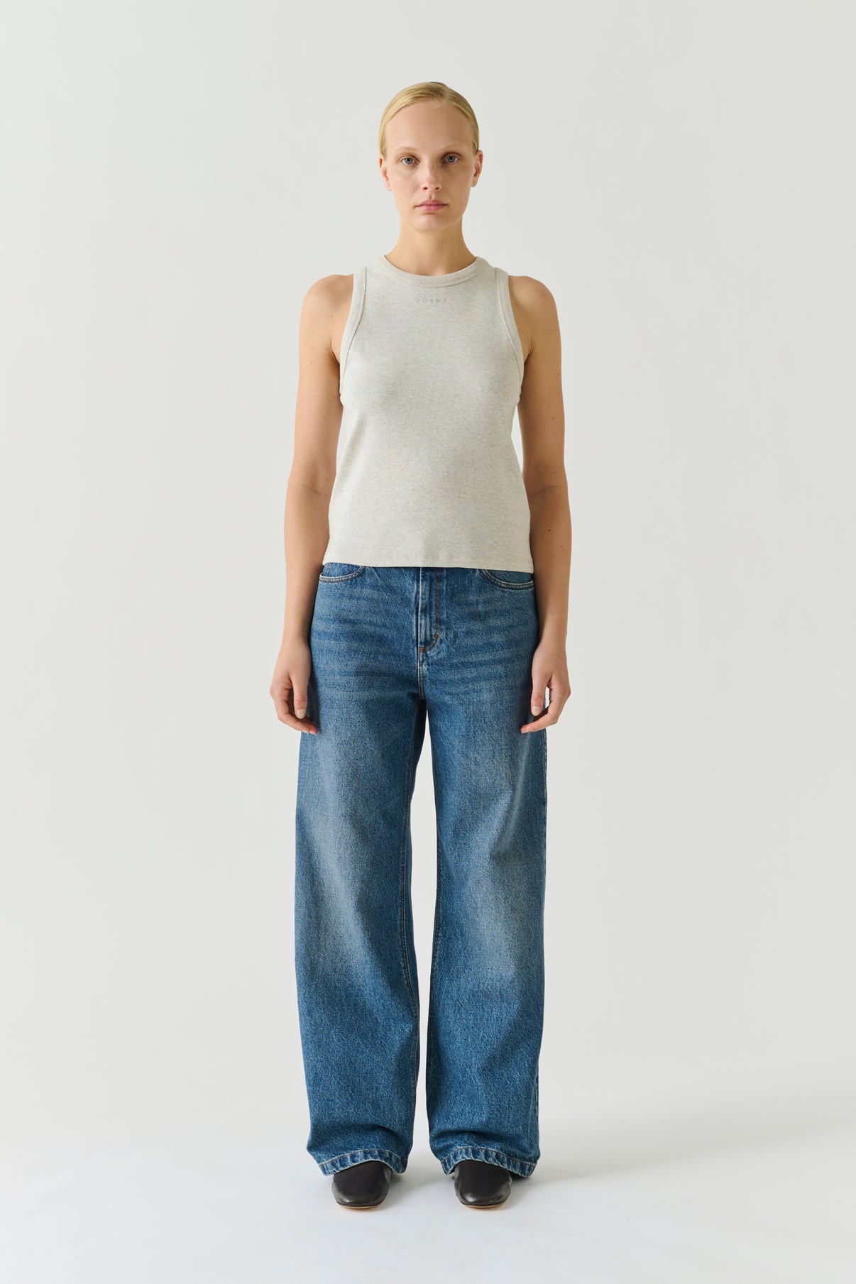 Tee-Shirt Dolly - Gris Chiné - Coton - Femme vue 1