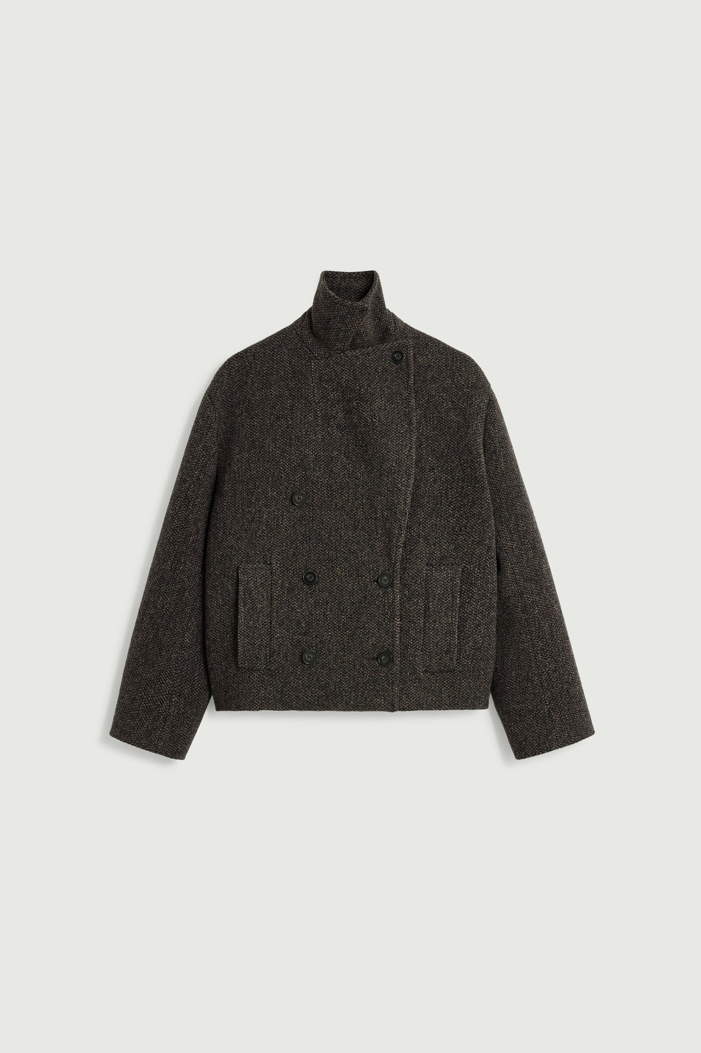 Manteau Joseph - Marron/Noir - Laine - Femme