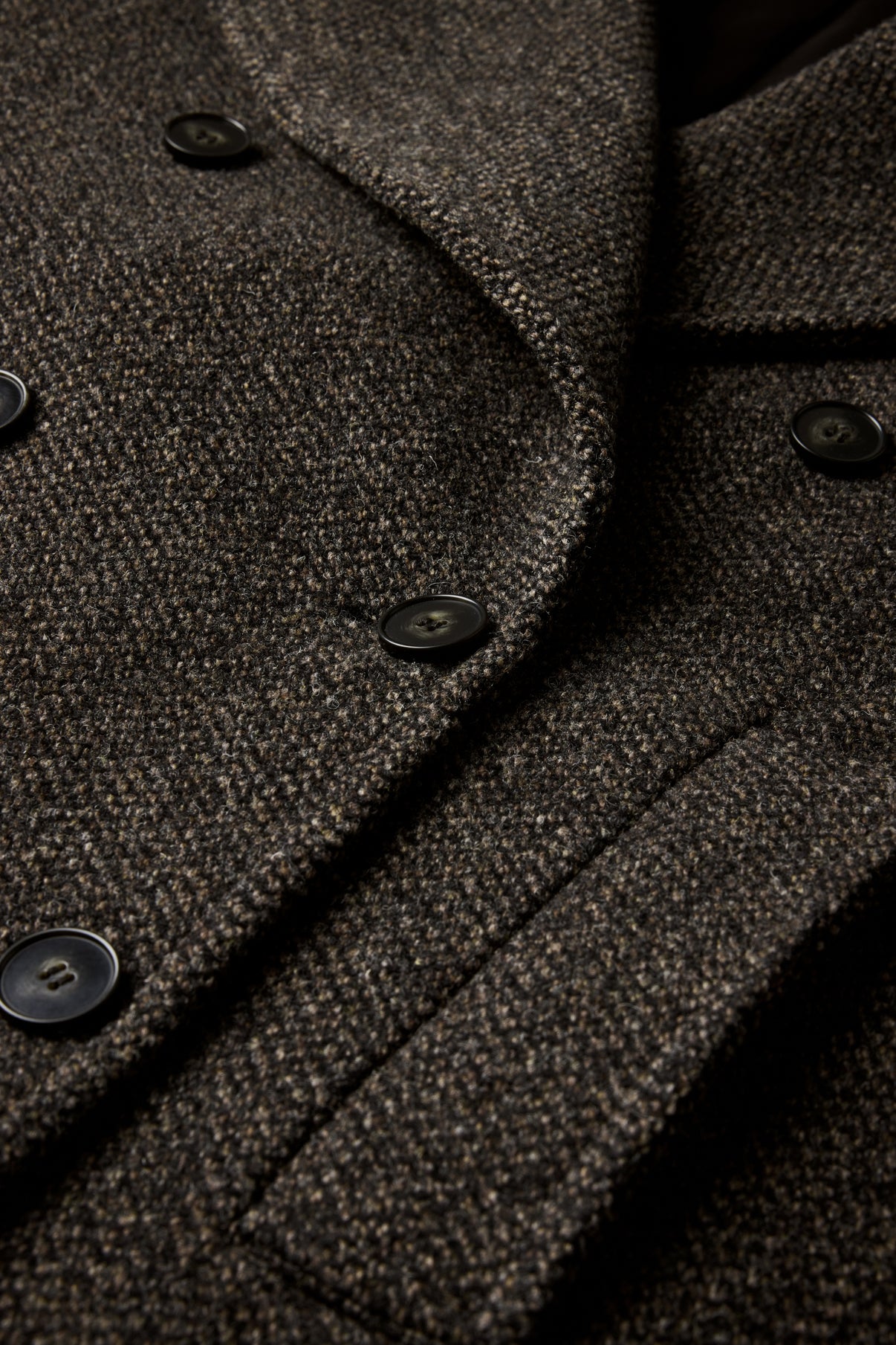 Manteau Joseph - Marron/Noir - Laine - Femme vue 7