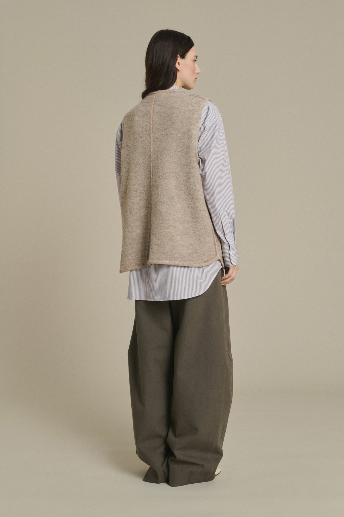 VESTE CHICAGO BEIGE/GRIS