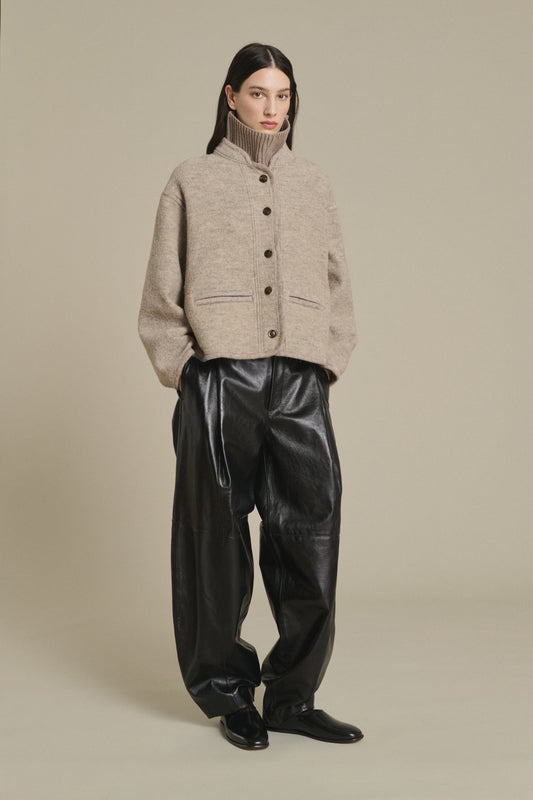 VESTE OLYMPE BEIGE/GRIS