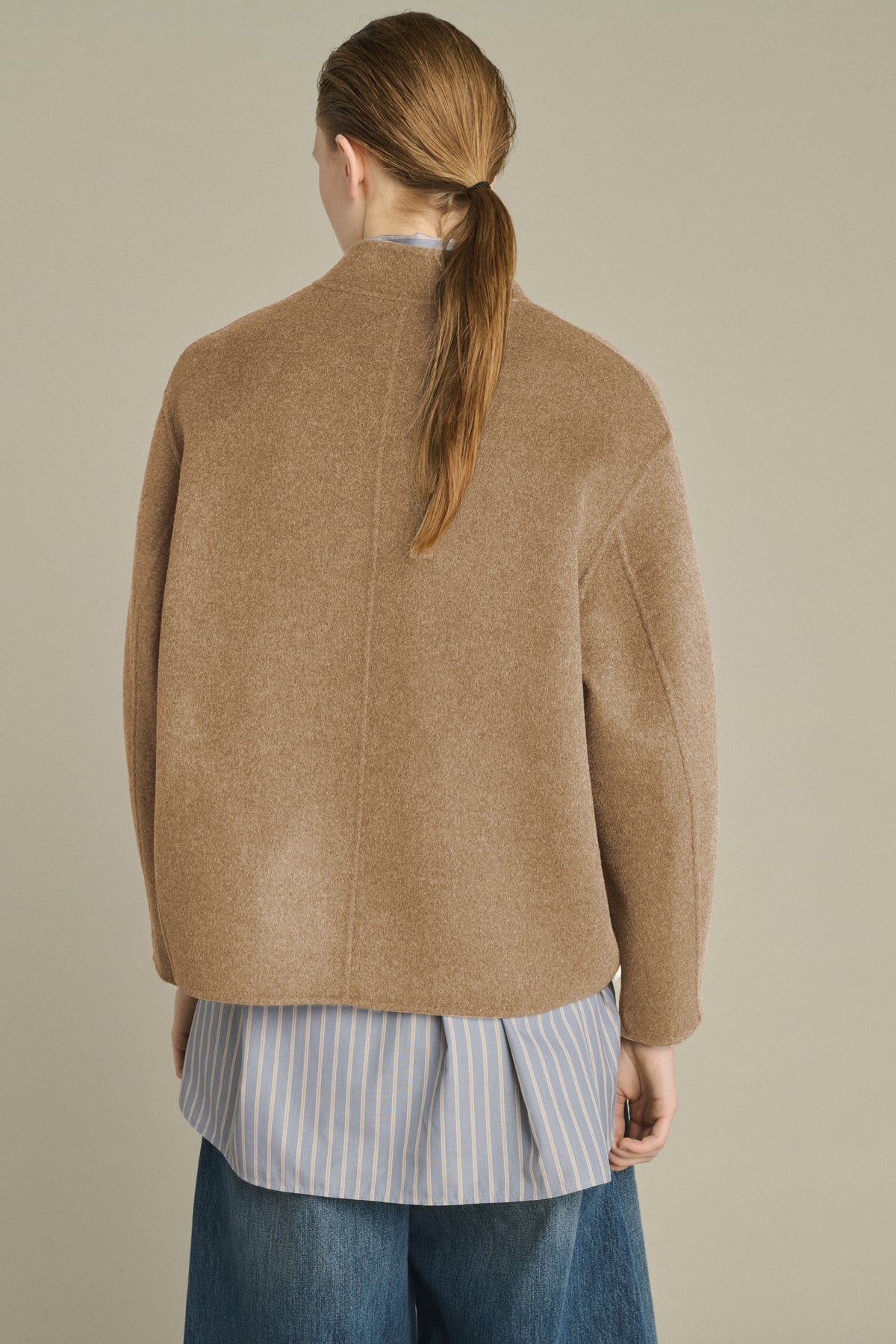 Manteau Windsor - Camel Chiné - Laine - Femme