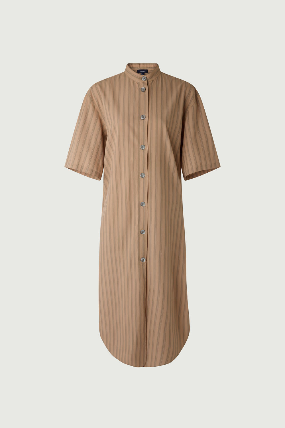 Robe Izzo - Beige Vert - Coton - Femme vue 6