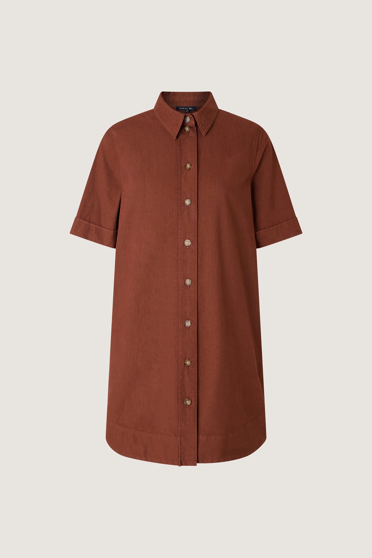 Robe Aziza - Terracotta - Coton - Femme vue 6