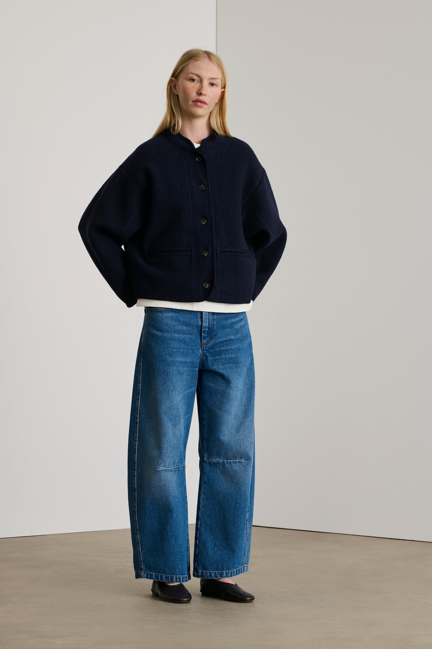 Veste Olympe - Navy - Laine - Femme