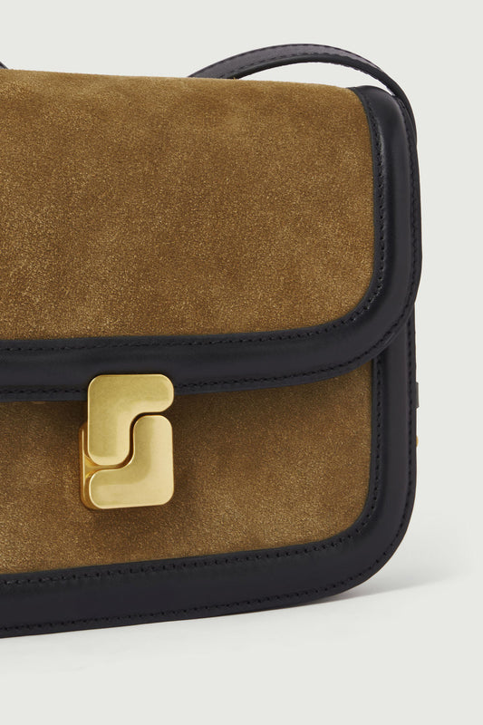Bellissima Mini Bag - Bronze/Black - Leather - Women