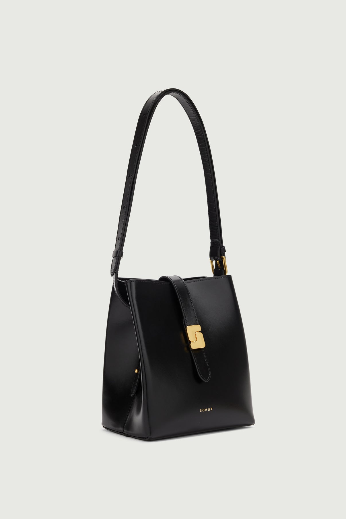 Sac Bello Mini - Noir - Cuir - Femme vue 2