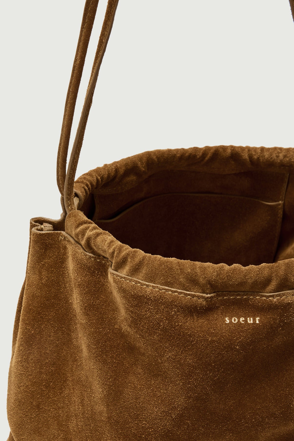 Sac Sia - Caramel - Cuir - Femme vue 4