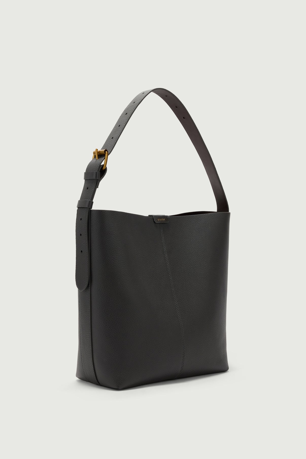 Sac Saudade - Acier - Cuir - Femme vue 2