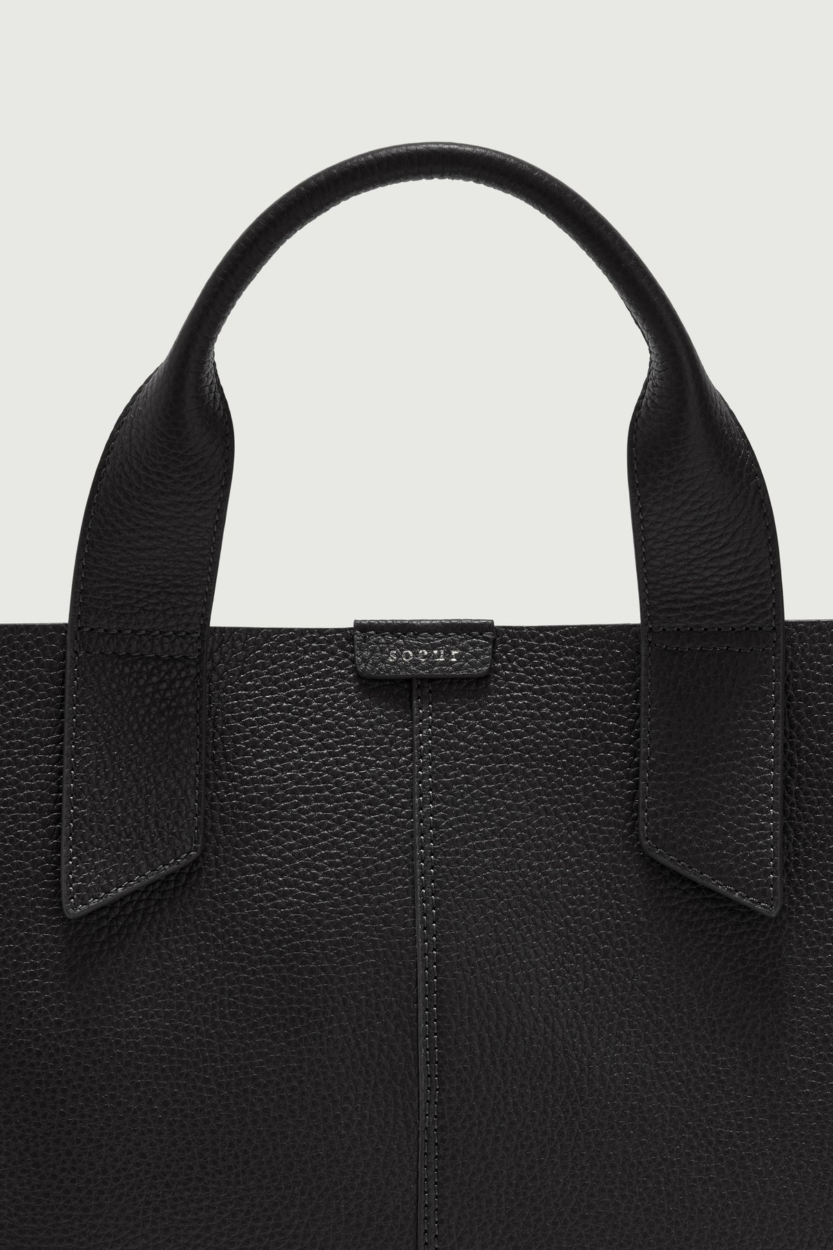 Sac Suave - Noir - Cuir - Femme vue 3