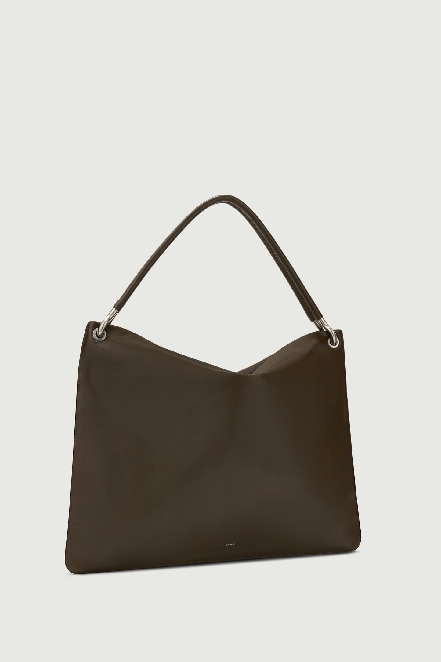 Cabas Gia - Kaki - Cuir - Femme