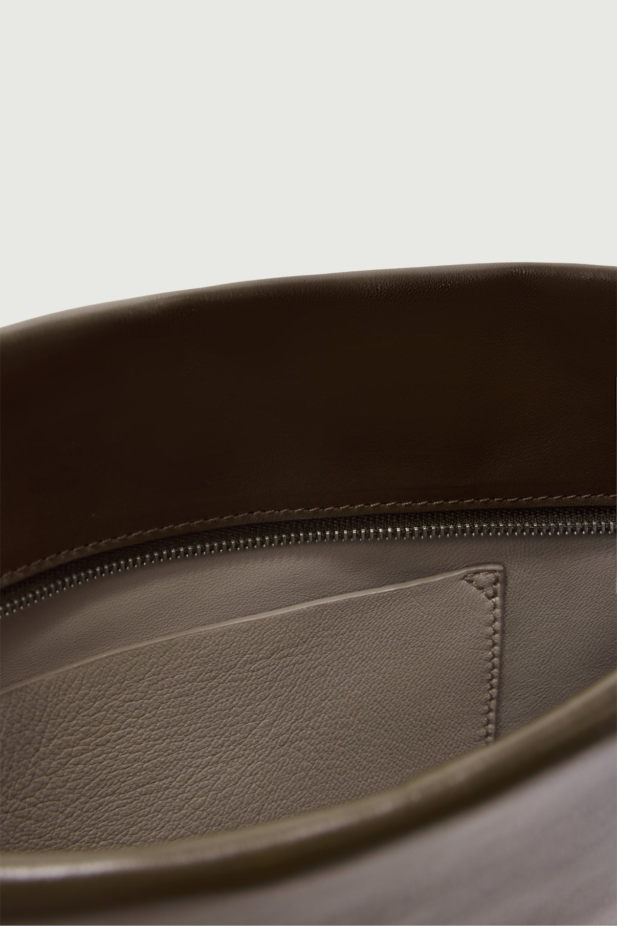 Cabas Gia - Kaki - Cuir - Femme vue 3