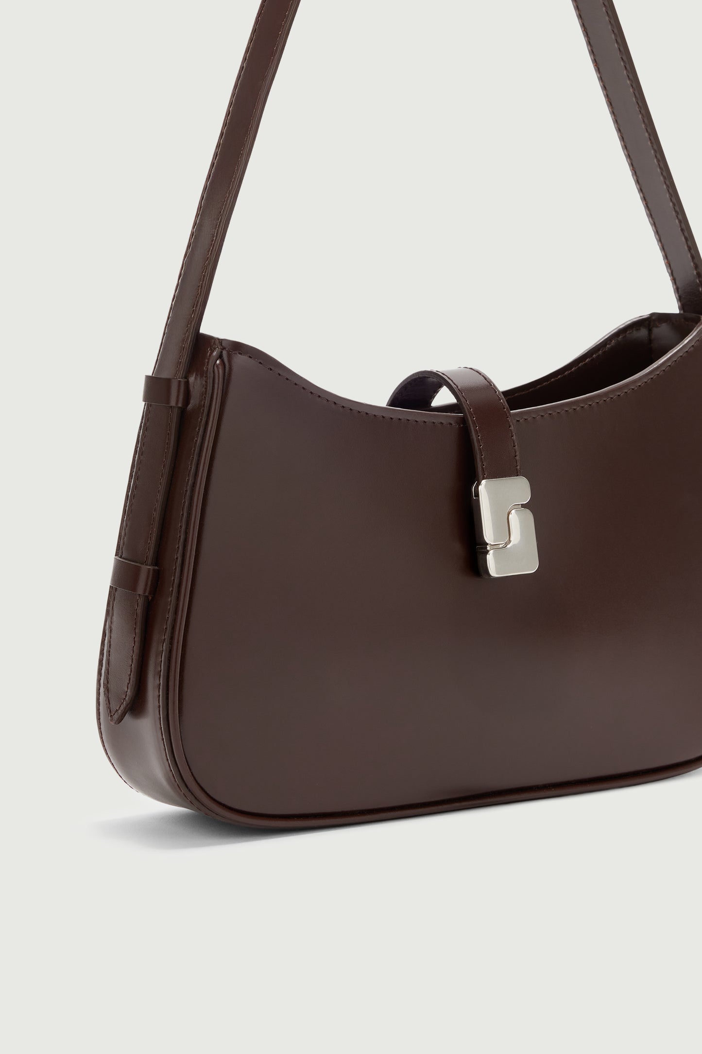 Sac Bonnie - Chocolat - Cuir - Femme