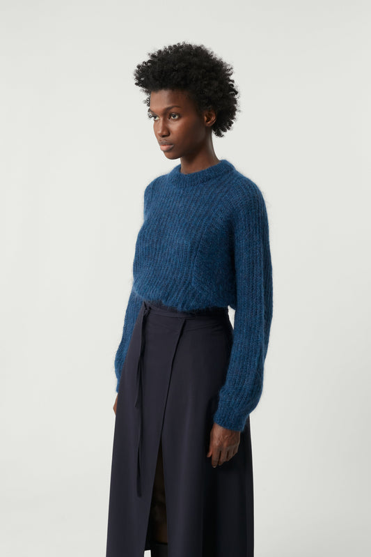 PULL SISSI BLEU CLAIR