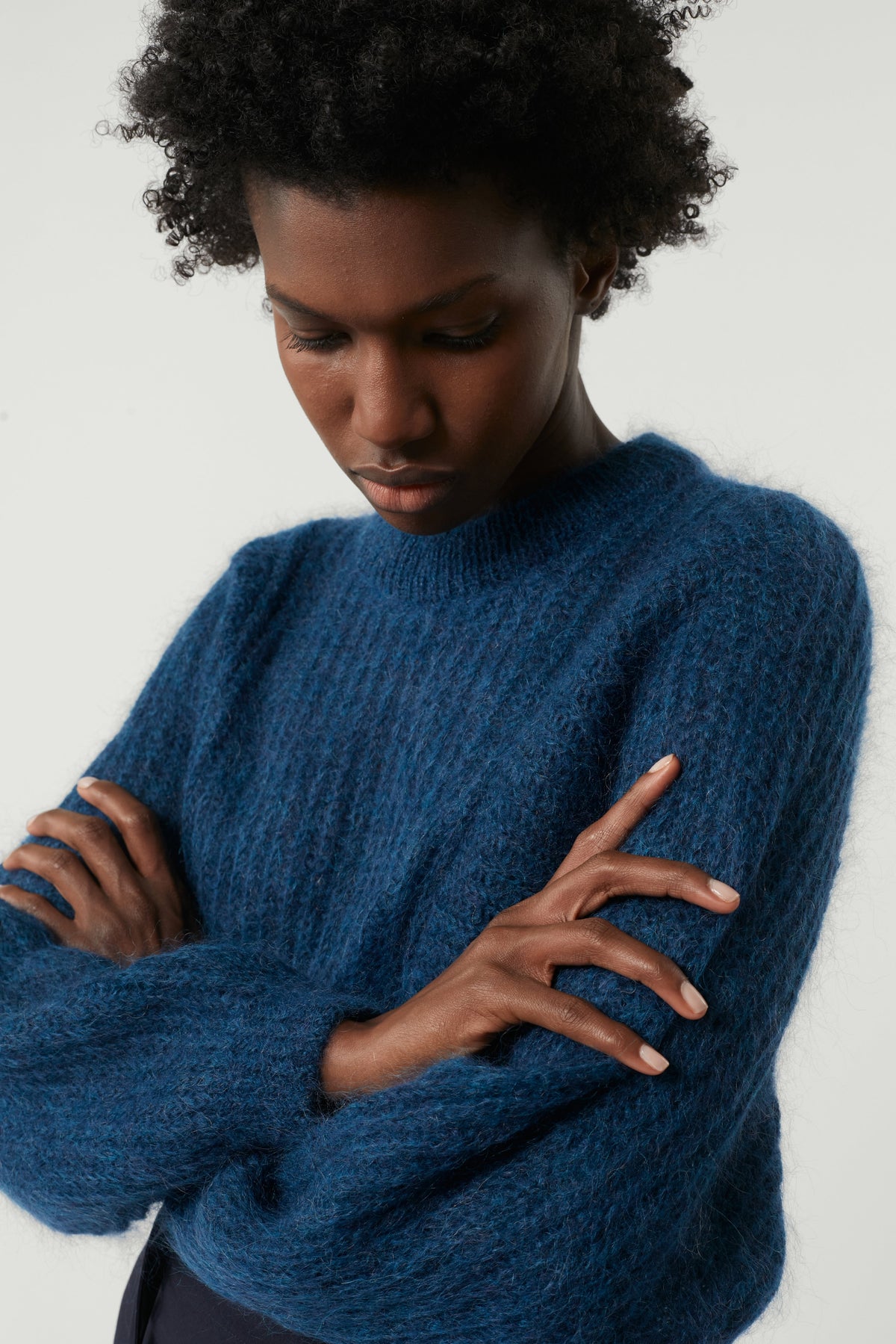 PULL SISSI BLEU CLAIR vue 4