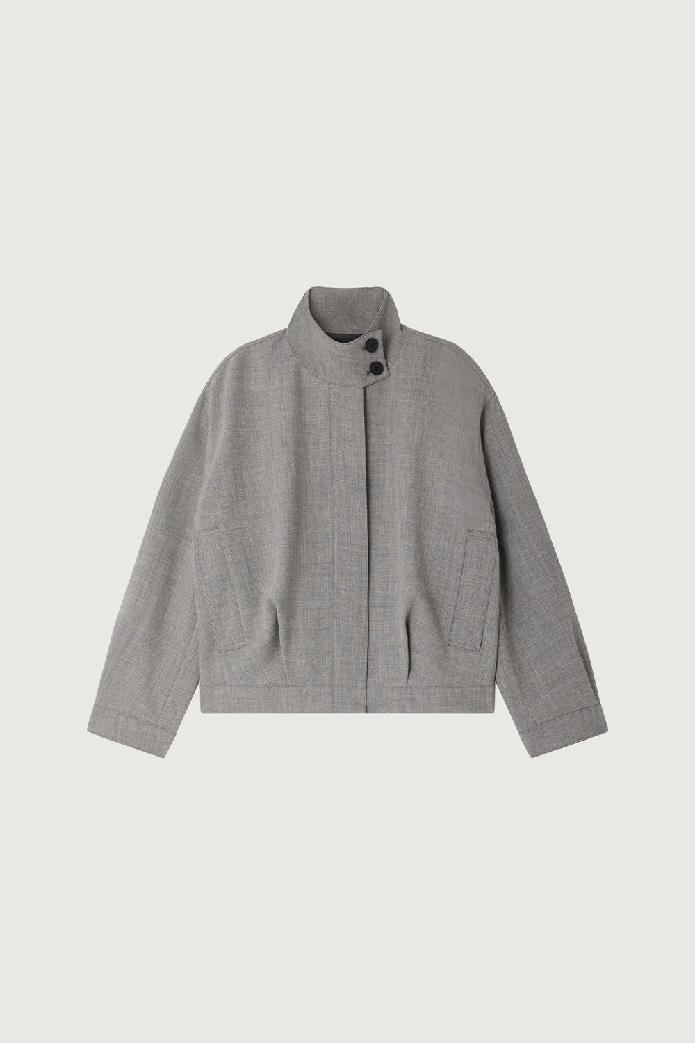 Jacket Imelda - Grey Chiné Linen Women - Soeur